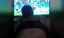 Emo couple gets naughty during Argentina vs Mexico 2-0 match